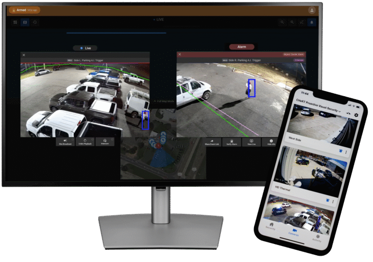 CHeKt monitor and phone
